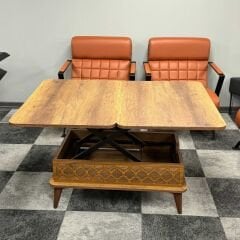 Smart Kademeli Sihirli Akıllı Sehpa Orta Sehpa Barok Sabit Ayaklı