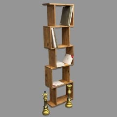 London Dekoratif Kitaplık Atlantik Çam