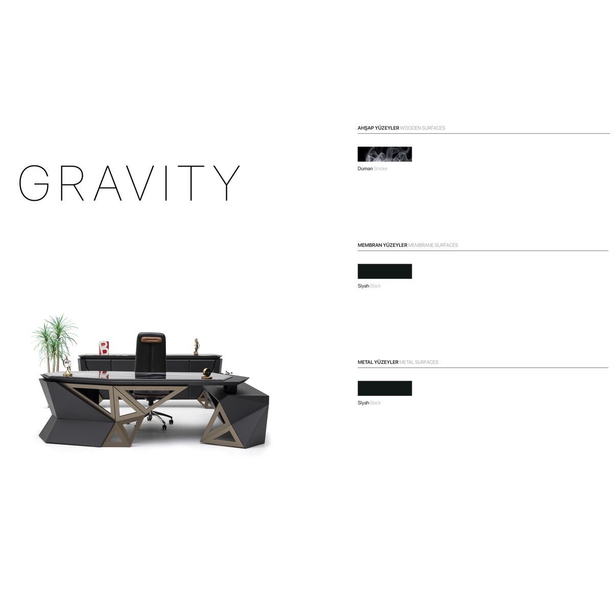 Gravity Ofis - Büro Masa Takımı