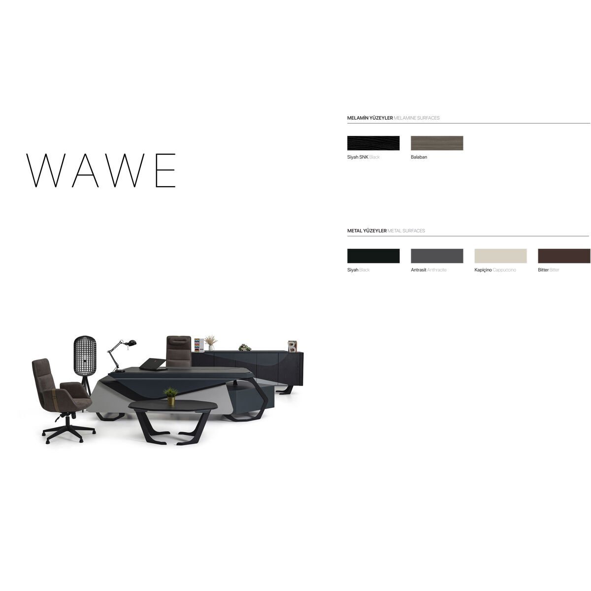 Wawe Ofis - Büro Masa Takımı