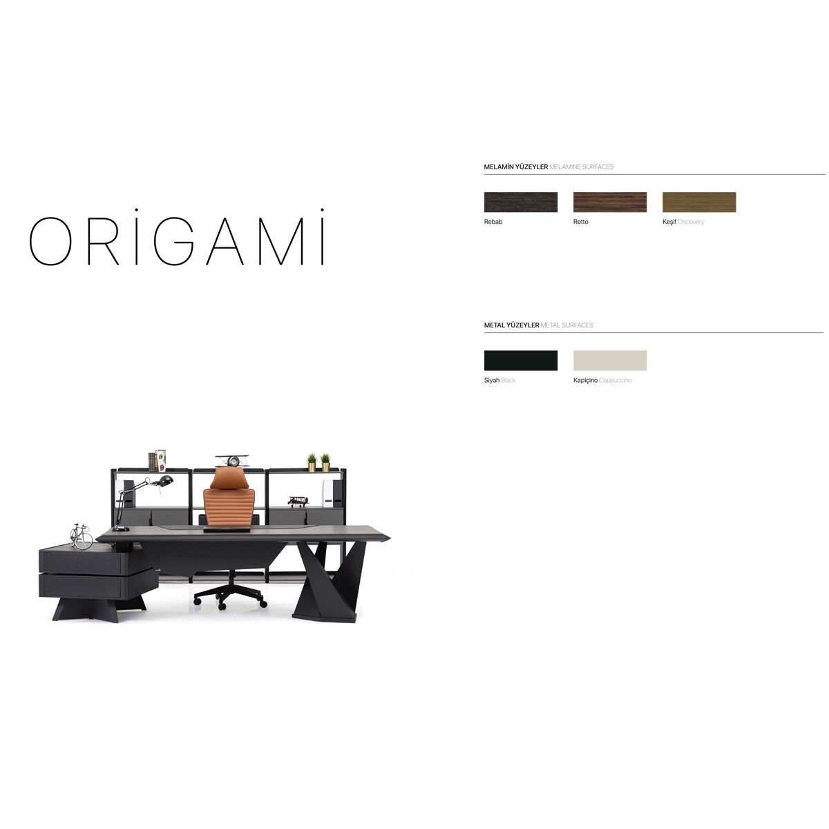 Origami Ofis - Büro Masa Takımı